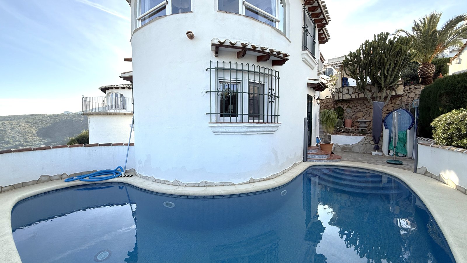 Villa de 3 chambres avec vue panoramique et piscine