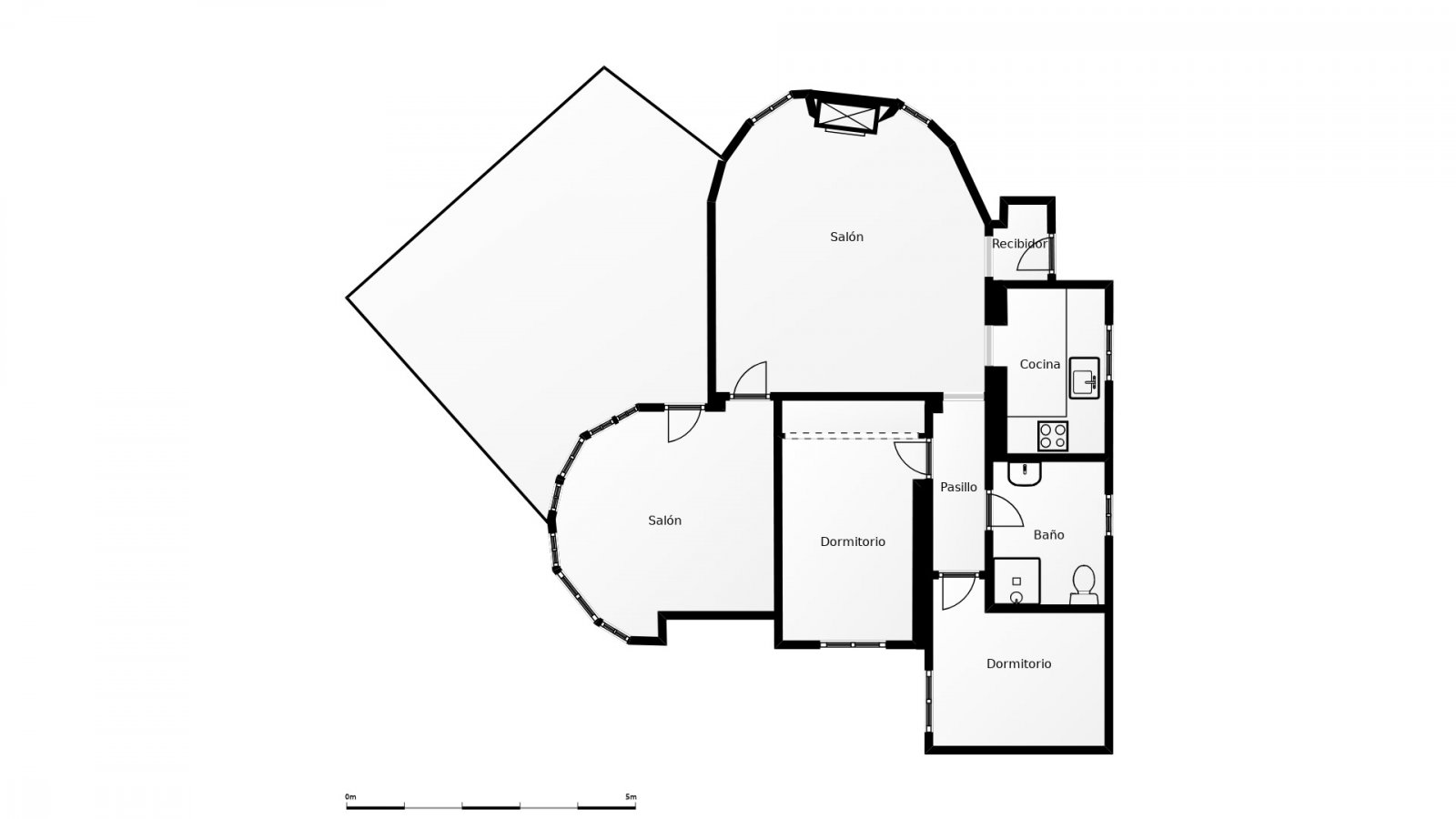 Villa individuelle composée de deux appartements et à quelques pas de la mer