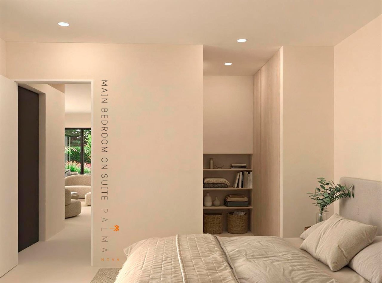 Villas jumelées avec 3 chambres, 2 salles de bains, WC invités, terrasse sur le toit, place de parking et piscine privée en option