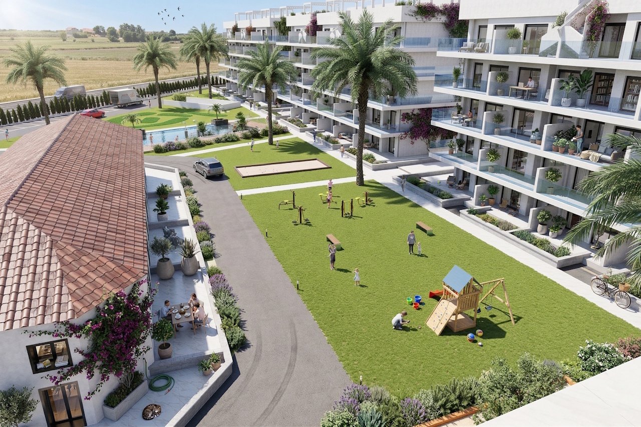 Appartements de 3 chambres et 2 salles de bain dans un complexe privé avec piscine et spa communautaires