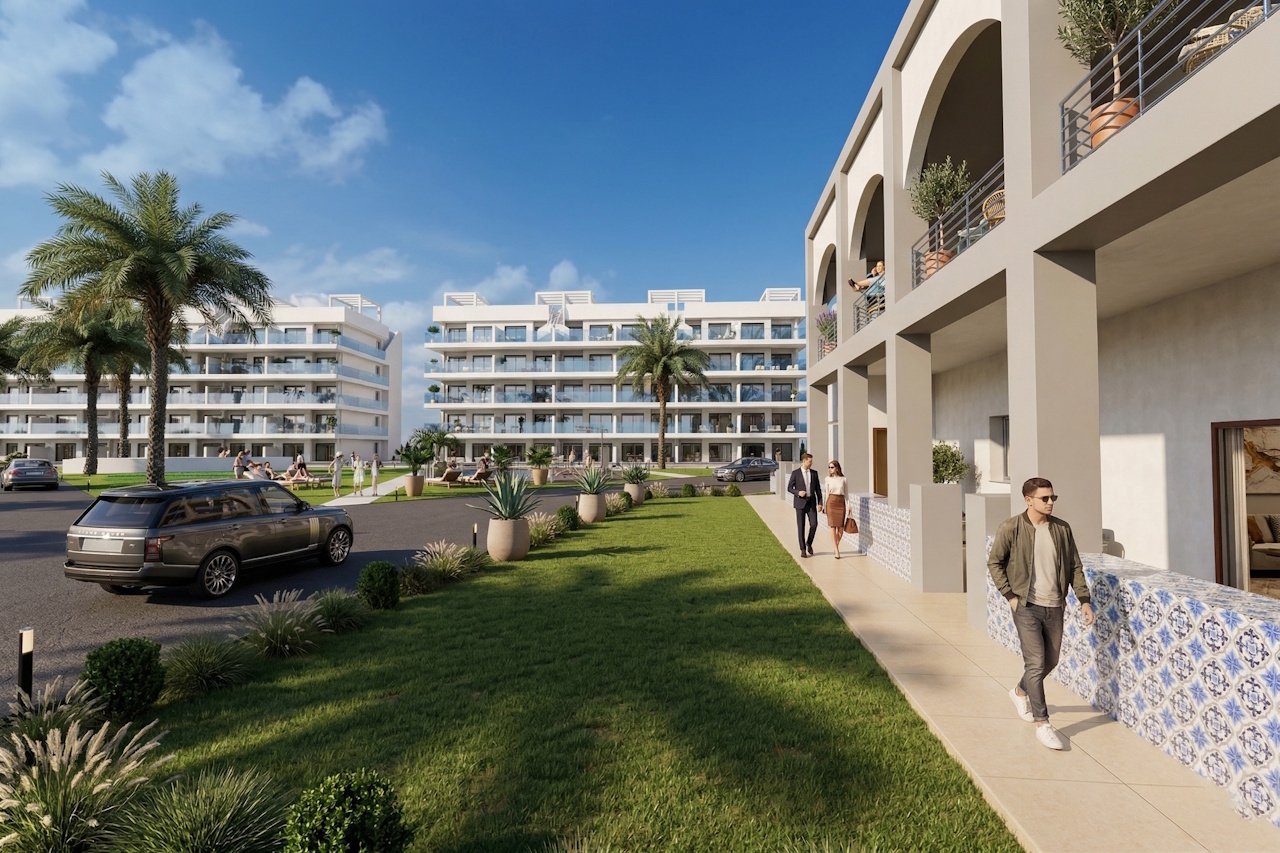 Appartements de 3 chambres et 2 salles de bain dans un complexe privé avec piscine et spa communautaires
