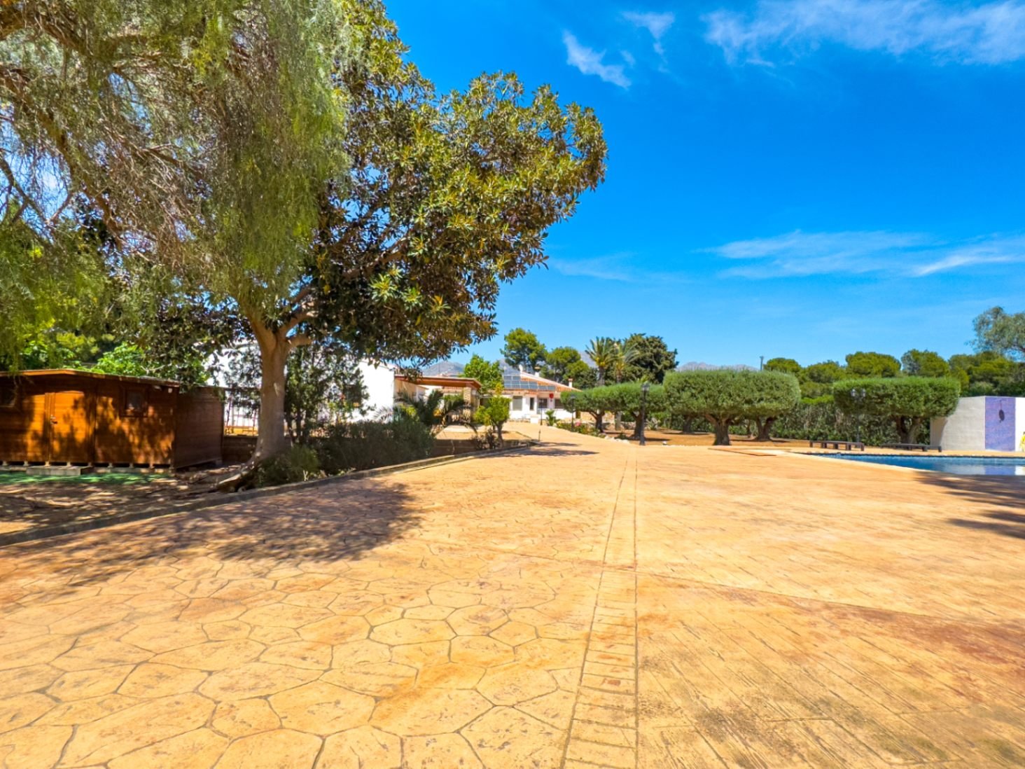 Finca méditerranéenne privée avec vues ouvertes sur les montagnes et vaste espace de vie en extérieur