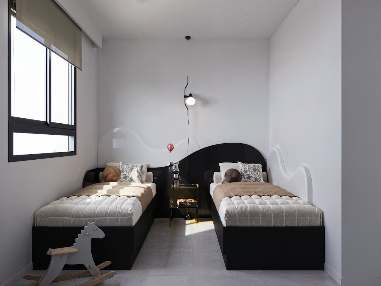 Penthouses avec 3 chambres à coucher, 2 salles de bains, toit-terrasse et piscine communautaire