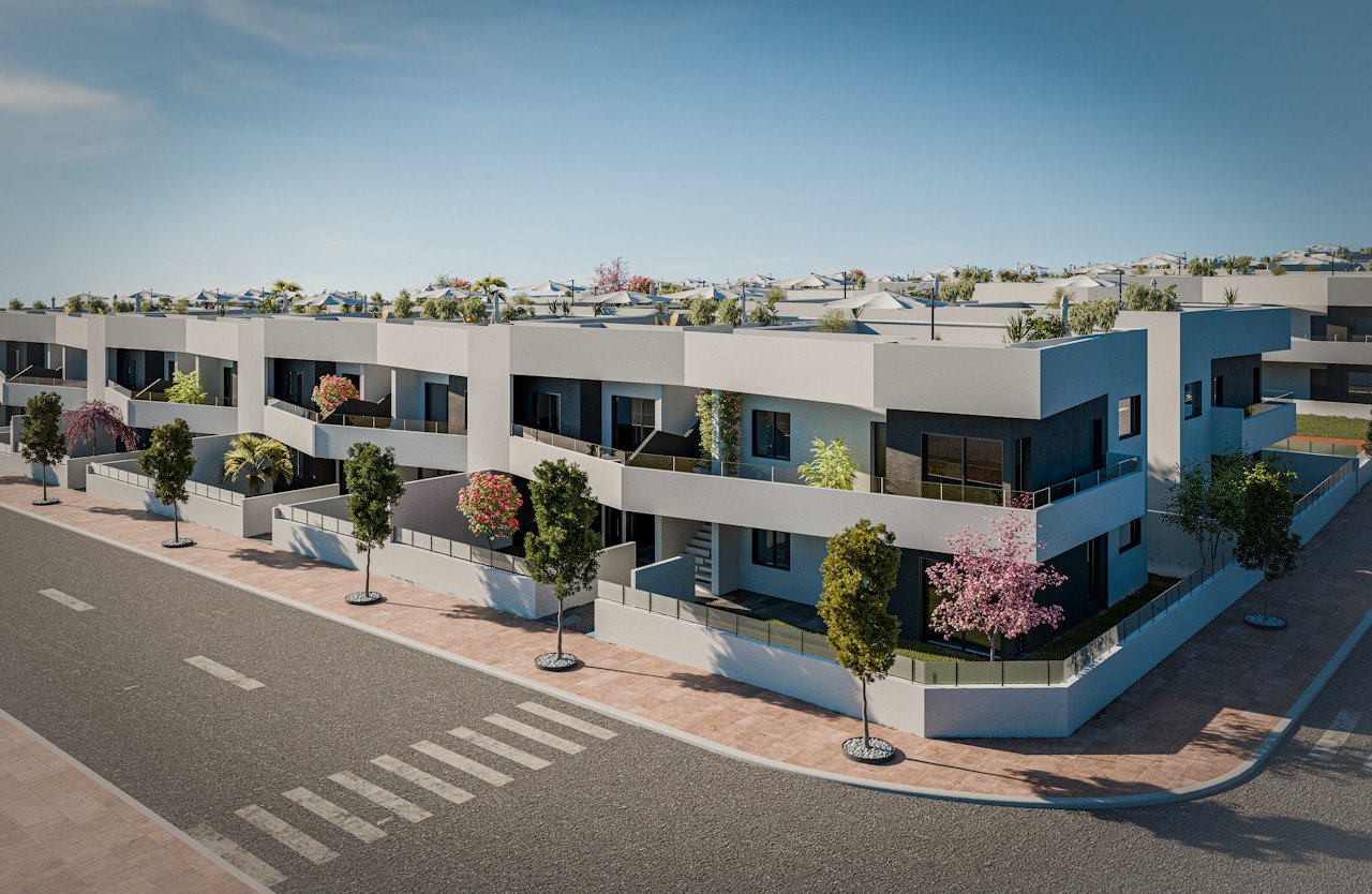 Penthouses avec 3 chambres à coucher, 2 salles de bains, toit-terrasse et piscine communautaire