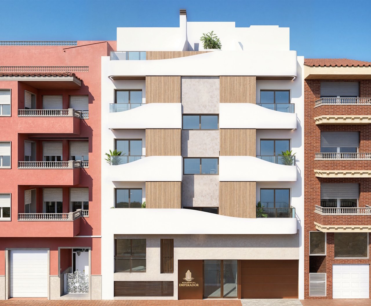 Appartements modernes comprenant 3 chambres, 2 salles de bains et une piscine commune, à seulement 800 m d'une magnifique plage de sable