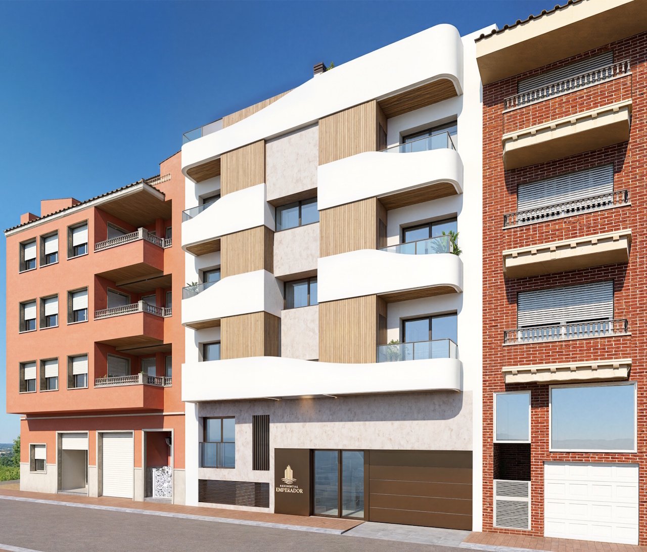 Penthouses modernes comprenant 3 chambres, 2 salles de bains et une piscine commune, à seulement 800 m d'une magnifique plage de sable