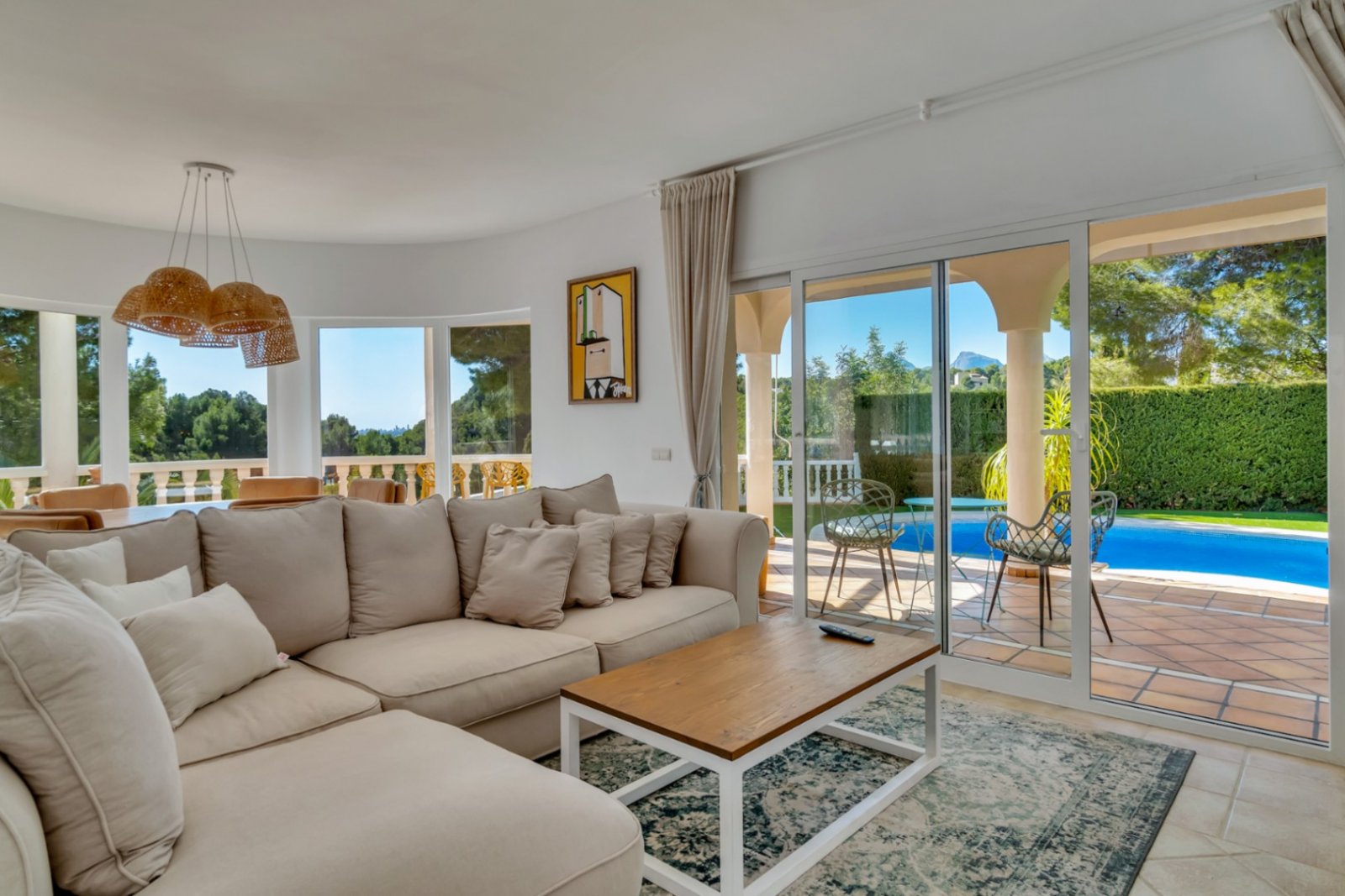 Villa méditerranéenne avec piscine chauffée et intimité près de Altea Golf
