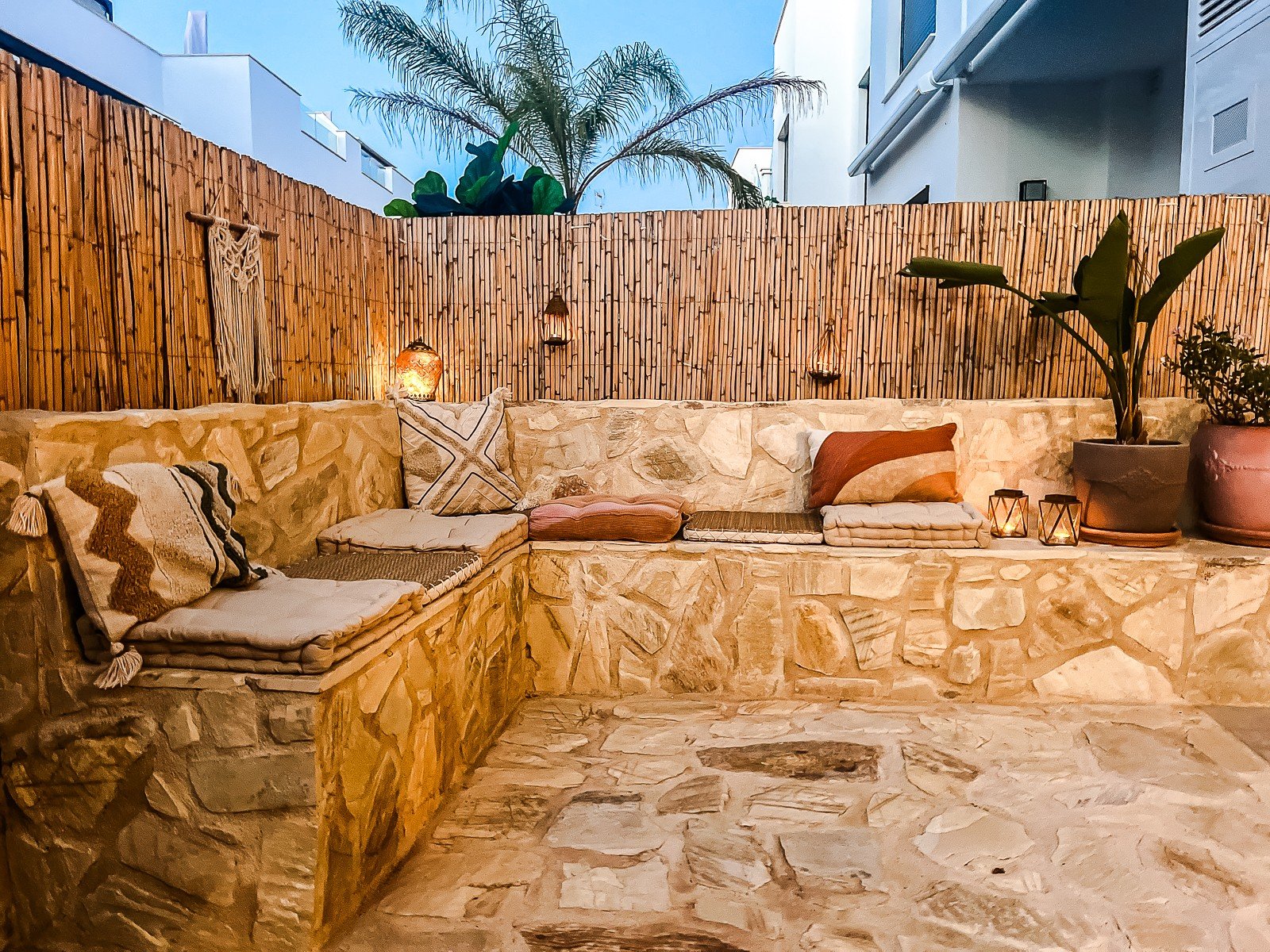 Appartement de style Ibiza au rez-de-chaussée