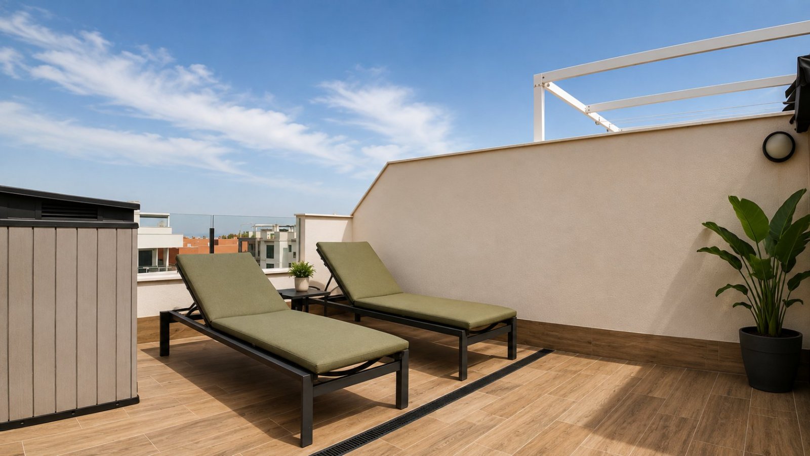 Penthouse moderne avec solarium spacieux et piscine à Villamartín