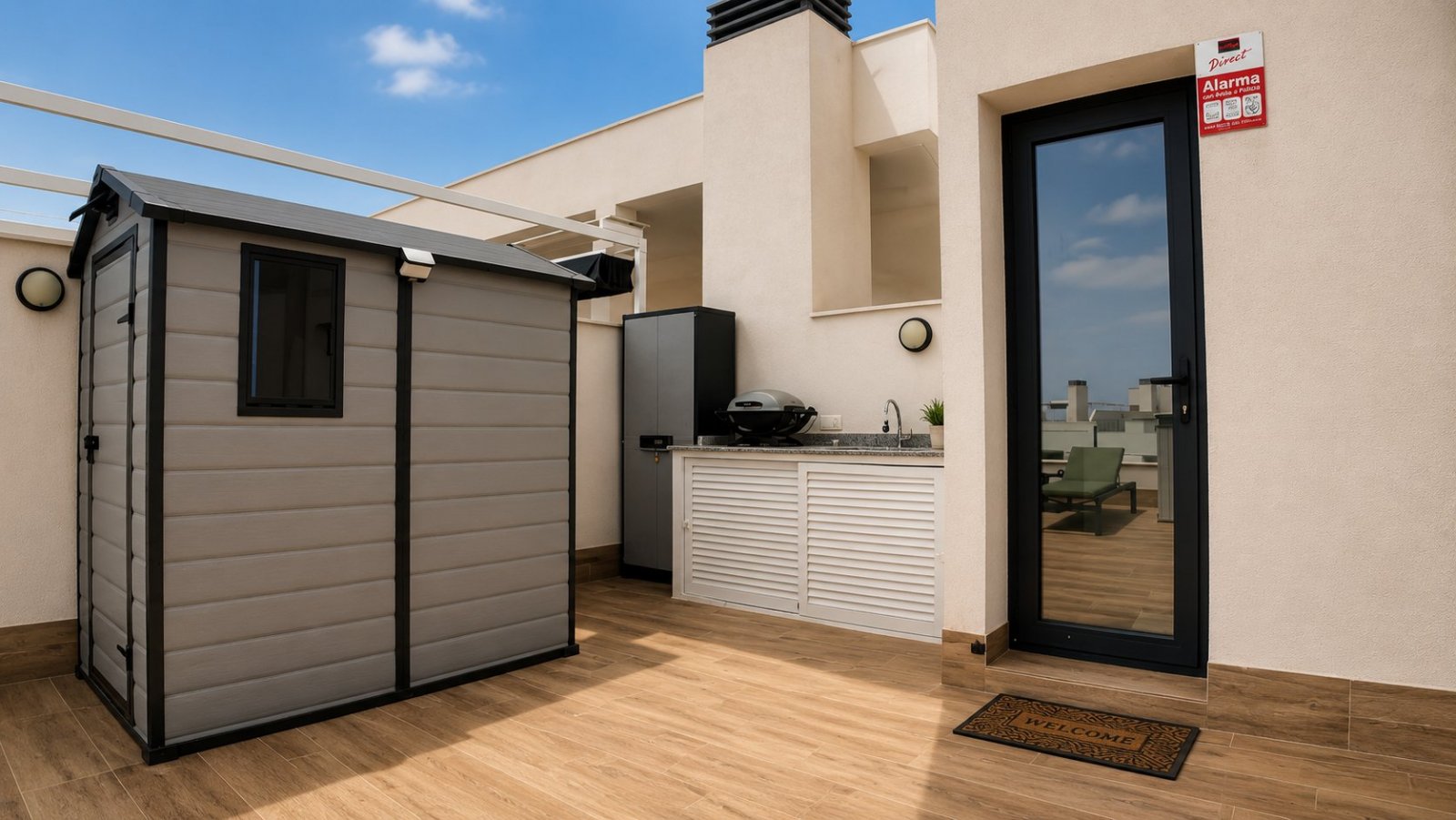 Penthouse moderne avec solarium spacieux et piscine à Villamartín