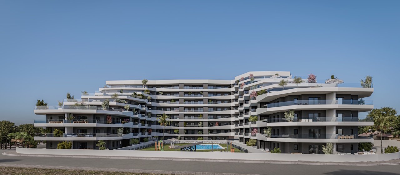 Appartements avec 2 chambres à coucher, 2 salles de bains et piscine communautaire