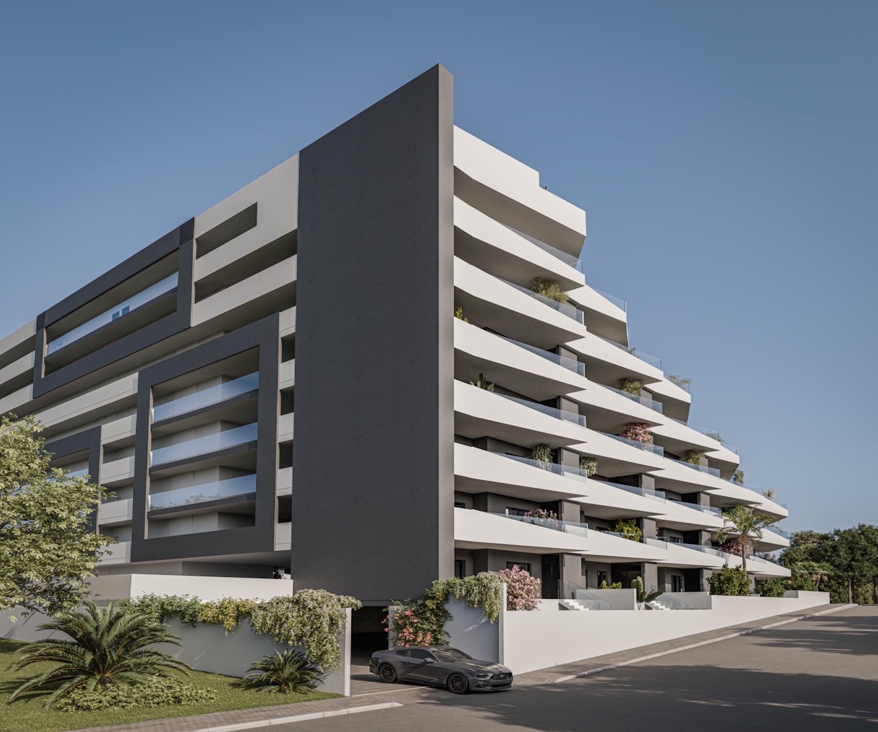 Appartements avec 3 chambres à coucher, 2 salles de bains et piscine communautaire