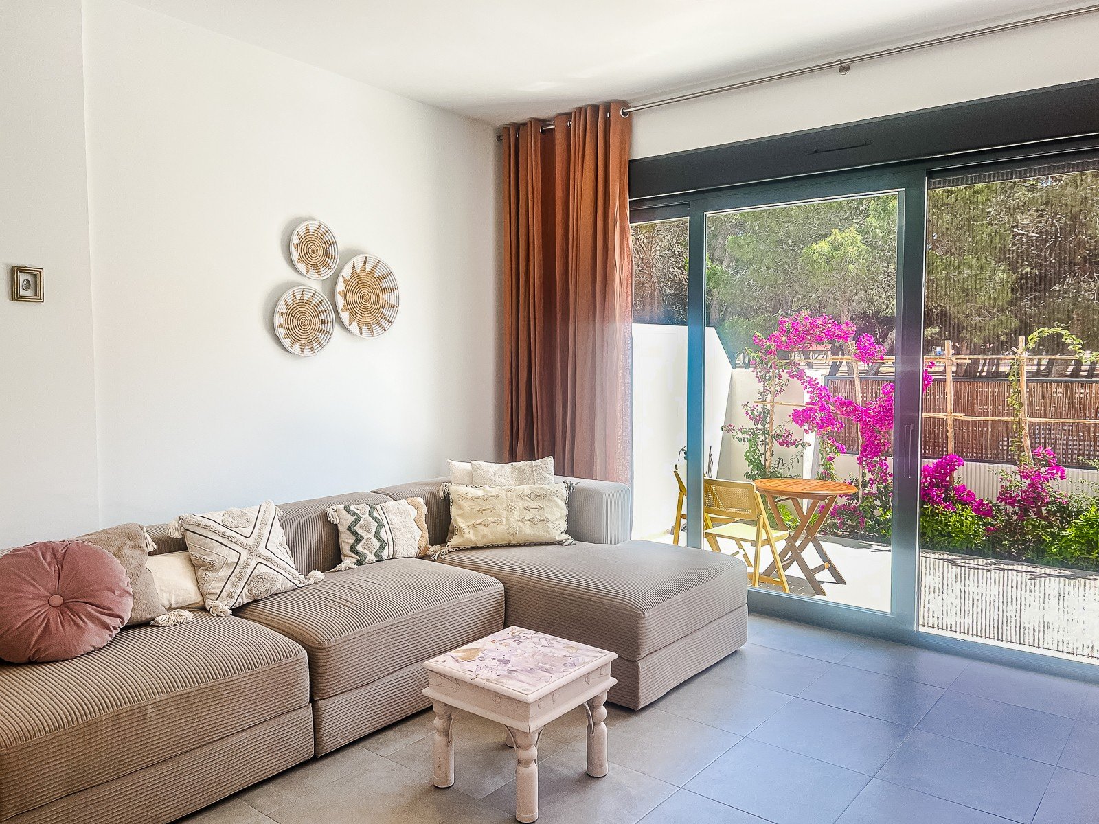 Appartement de style Ibiza au rez-de-chaussée
