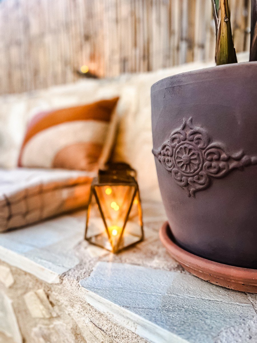 Appartement de style Ibiza au rez-de-chaussée