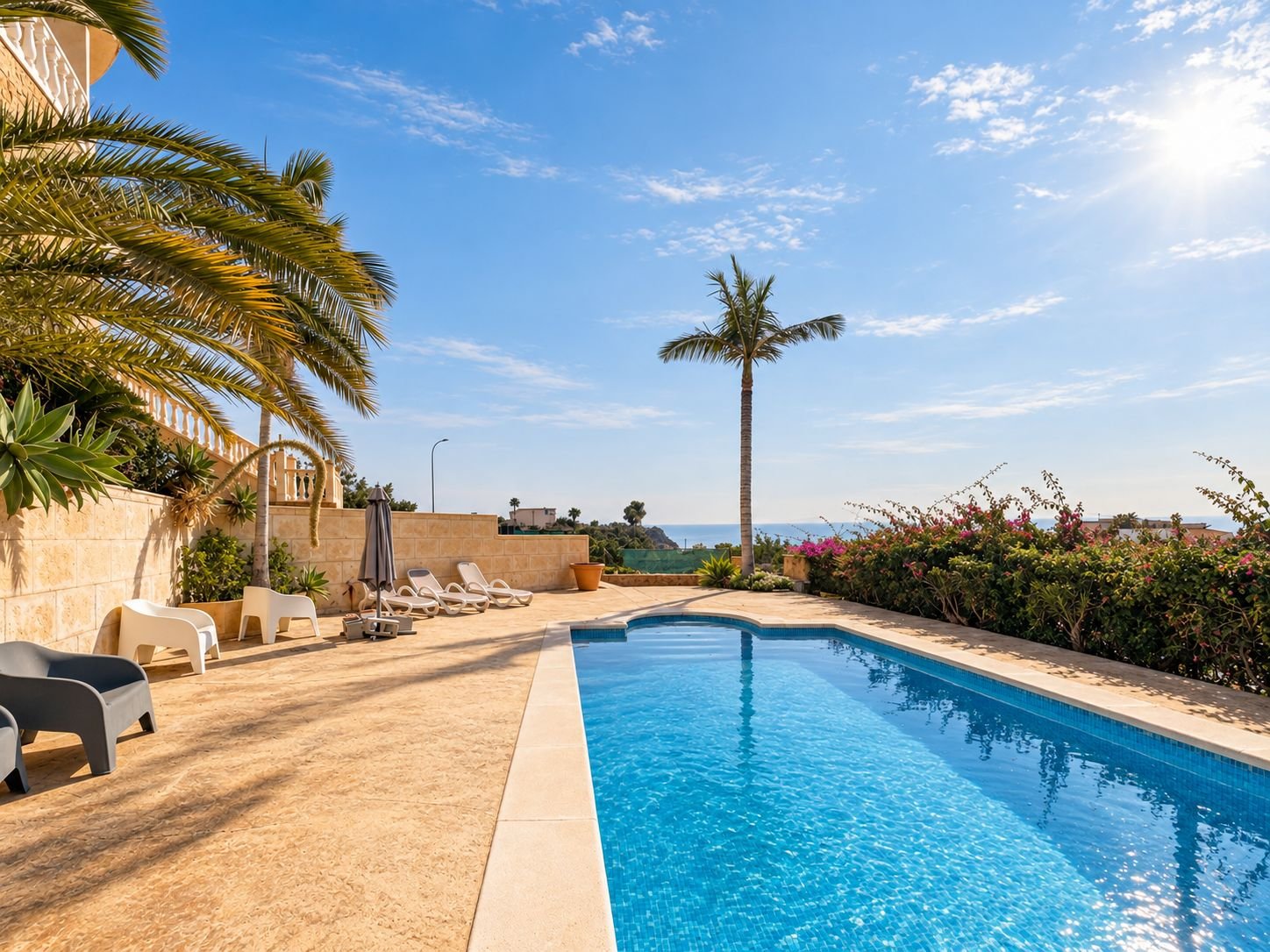 Villa Méditerranéenne avec Vue sur la Mer à Quelques Pas de la Plage à Cala D'or - El Campello