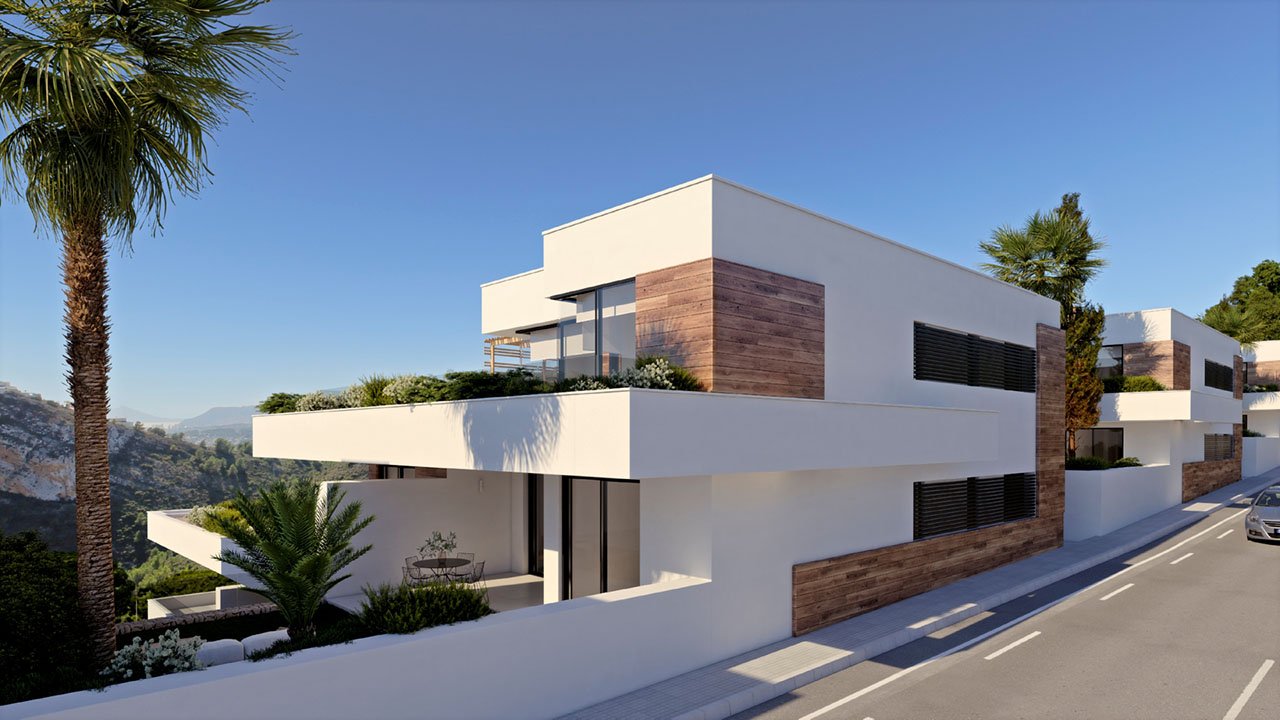 Pentouses à l’architecture moderne avec 2 chambres dans un magnifique complexe avec piscine communautaire