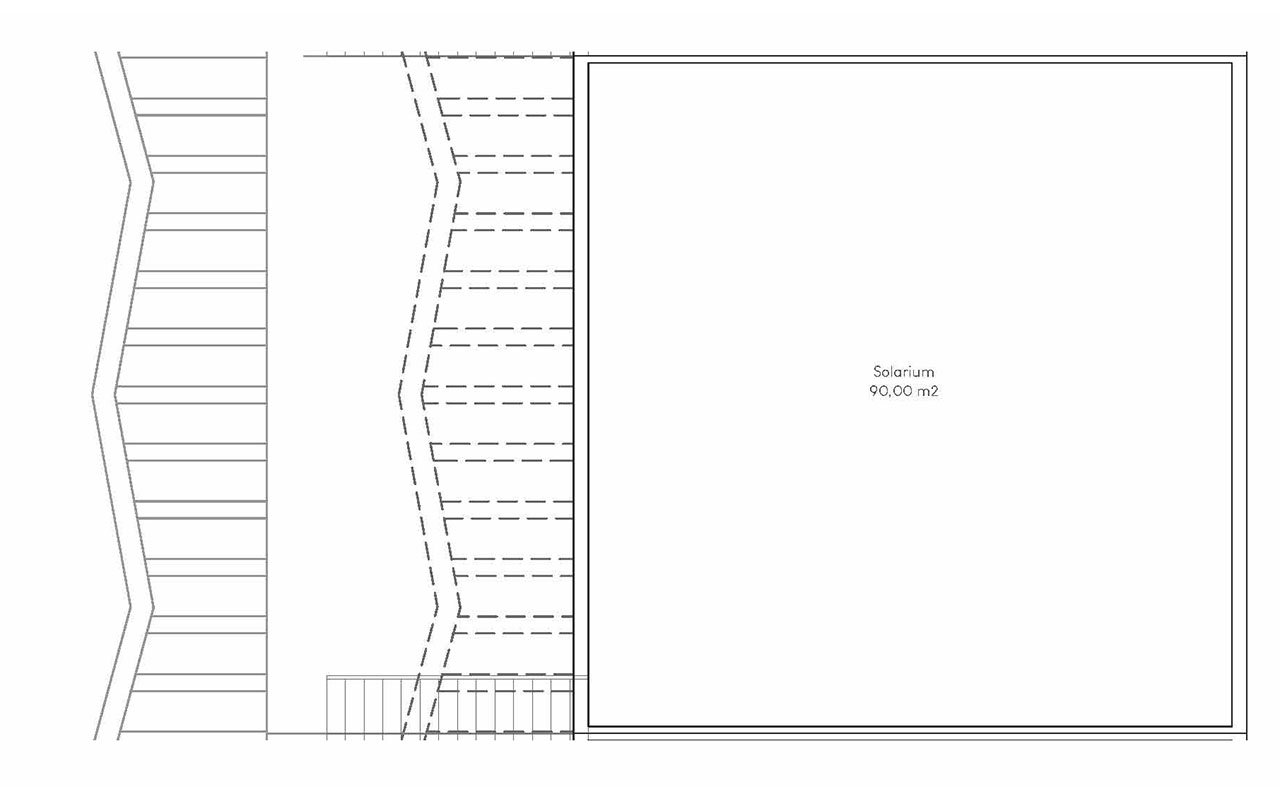 Appartements de 2 chambres au dernier étage avec 2 salles de bains, piscine communautaire et vue sur la mer